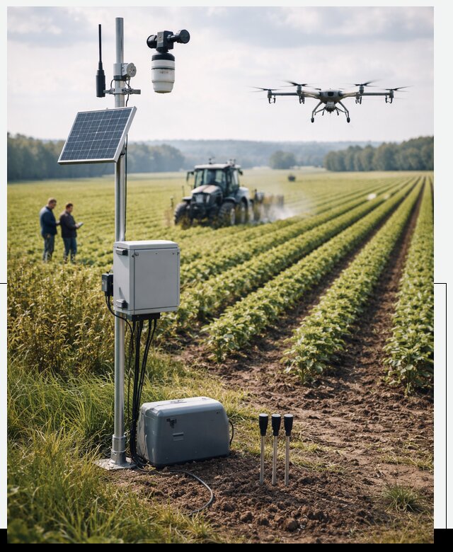 Разработка IoT мониторинга полей в Гатчине от 8735 р. | АвикейГтч